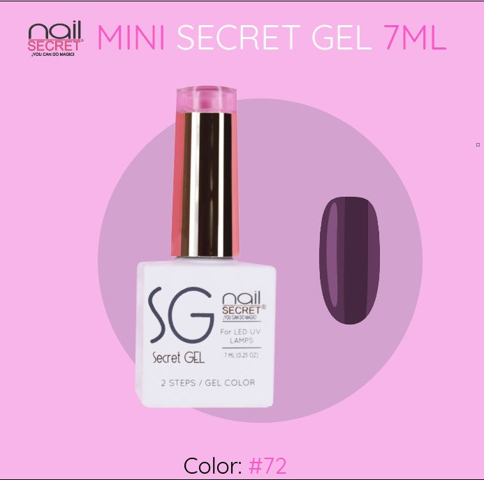 SECRET GEL COLOR #72 - 7ML