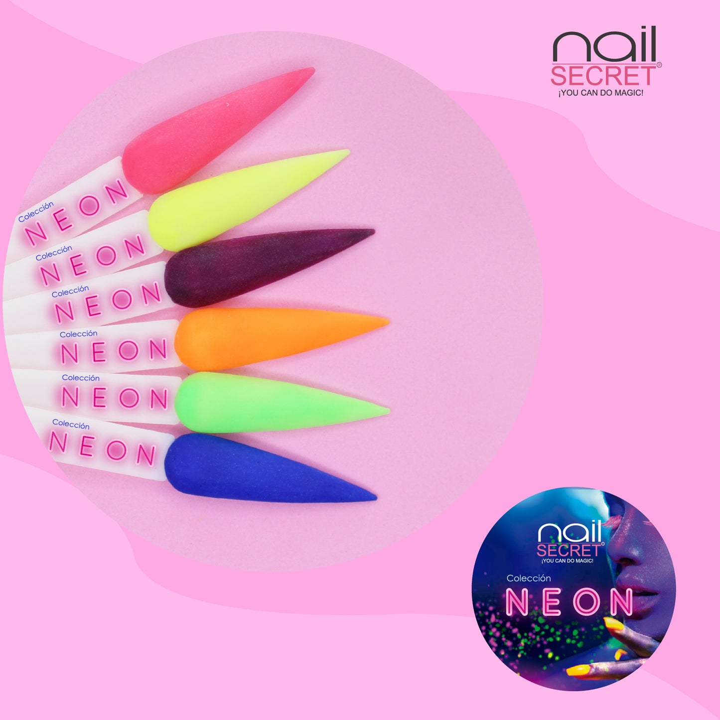 ACRYLIC COLLECTION - NEON - 5PCS