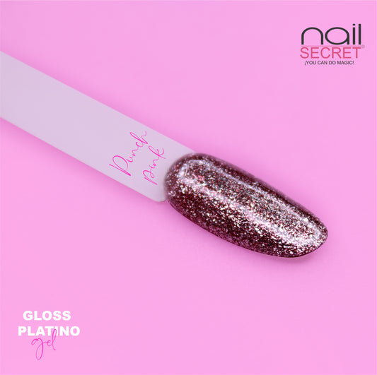 GLOSS PLATINO GEL - PUNCH PINK 5GR