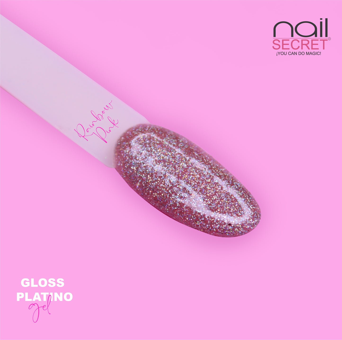 GLOSS PLATINO GEL - RAINBOW PINK 5GRS