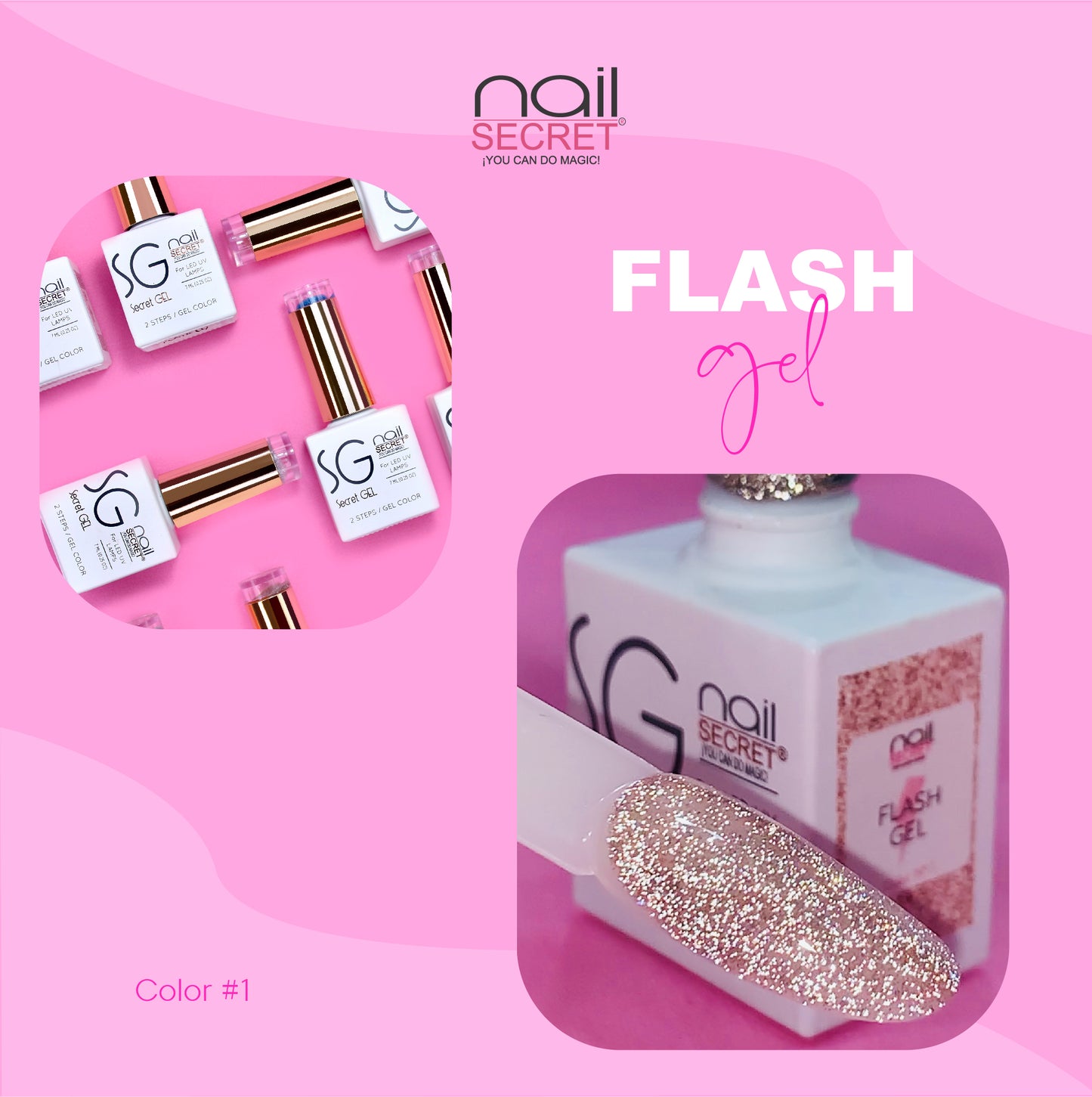 FLASH GEL - COLOR #1 - 7 ML